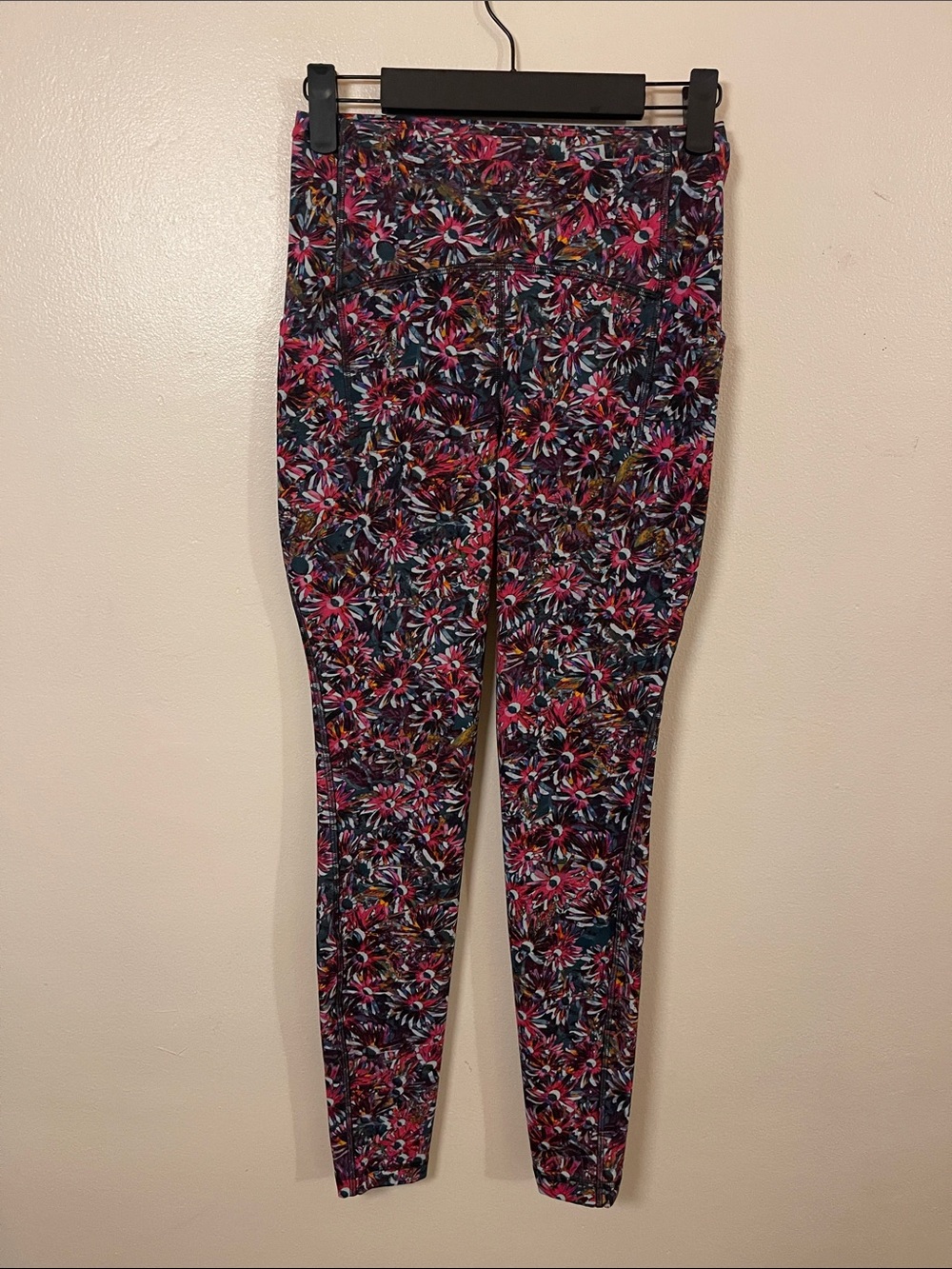 lululemon athletica Pink Multi Floral High-Rise Leggings